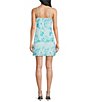 Dear Moon Sequin Beaded Floral V-Neck Mini Dress - Image 2