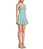 Dear Moon Shine Square Neck Tie Back Mini Dress - Image 3