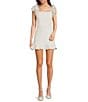 Dear Moon Sleeveless Bow Shoulder Strap Fit-And-Flare Dress - Image 1