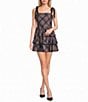Dear Moon Sleeveless Tie-Shoulder Tiered Plaid Dress - Image 1