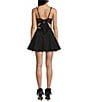 Dear Moon Square Neck Lace Tie Back Dress - Image 2