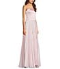 Dear Moon Strapless Corseted Drop Waist Pleated Gown, Color:Blush - Image 3