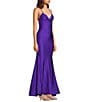 Dear Moon Twist Front Ruched Open Back Ball Gown - Image 3