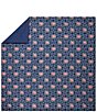 Dee Ocleppo Chrysanthemum Geo-Trellis Print Reversible Comforter Mini Set - Image 4