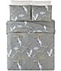 Dee Ocleppo Crane Print Comforter Mini Set, Color:Gray - Image 3