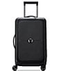 Color:Black - Image 1 - Turenne Collection Soft Pocket Carry-On Spinner Suitcase