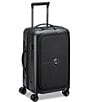 Color:Black - Image 2 - Turenne Collection Soft Pocket Carry-On Spinner Suitcase