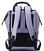 Color:Lavender - Image 2 - Turenne Colorblock Water-Resistant PVC Backpack