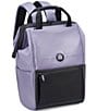 Color:Lavender - Image 3 - Turenne Colorblock Water-Resistant PVC Backpack