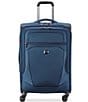 Color:Navy - Image 1 - Velocity Softside 24#double; Expandable Spinner Suitcase