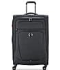 Color:Black - Image 1 - Velocity Softside 28#double; Expandable Spinner Suitcase