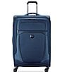 Color:Navy - Image 1 - Velocity Softside 28#double; Expandable Spinner Suitcase