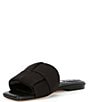 Color:Black - Image 4 - Ariel Woven Linen Flat Sandals