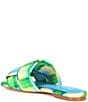 Color:Blue Multi - Image 3 - Ariel Woven Satin Flat Sandals
