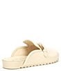 Color:Cream - Image 2 - Brynn Leather Buckle Mules