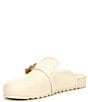 Color:Cream - Image 4 - Brynn Leather Buckle Mules