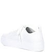 Color:White - Image 3 - Chloe Leather Platform Sneakers