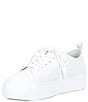 Color:White - Image 4 - Chloe Leather Platform Sneakers