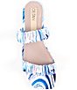 Color:Blue - Image 5 - Cora Printed Two Band Sandals