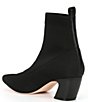 Color:Black - Image 3 - Dani Stretch Knit Point Toe Booties