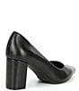 Color:Black - Image 2 - Remi Pointed Toe Block Heel Pumps