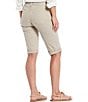 Color:Flax - Image 2 - #double;Ab#double;solution® Mid Rise Cuffed Bermuda Shorts