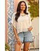 Democracy #double;Ab#double; solution Embroidery High Rise Release Hem Shorts - Image 5