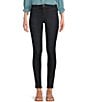 Color:Indigo - Image 1 - #double;Ab#double;solution® Skinny Leg Mid Rise Jeggings