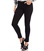 Color:Black - Image 1 - #double;Ab#double;solution® High Rise Ankle Skimmer Jeans