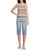 Democracy #double;Ab#double;solution Petite Size 3-D Embroidered Pocket Skimmer Jeans - Image 3