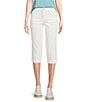 Democracy #double;Ab#double;solution® Stretch Straight Leg Skimmer Fray Hem Jeans, Color:Optic White - Image 1