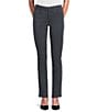 Democracy Petite Size #double;Ab#double;solution® 5-Pocket Straight Leg Pants, Color:Pewter - Image 1