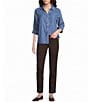 Democracy Petite Size #double;Ab#double;solution® 5-Pocket Straight Leg Pants - Image 3