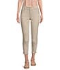 Color:Flax - Image 1 - Petite Size #double;Ab#double;solution Straight Leg Cropped Skimmer Jeans
