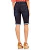 Color:Indigo - Image 2 - Petite Size #double;Ab#double;solution® Rolled Cuff Bermuda Shorts
