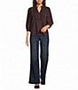 Democracy Petite Size #double;AB#double;Solution Skyrise Double Seam Detail Boot Cut Trousers - Image 3