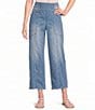 Democracy Petite Size #double;Ab#double;solution® Skyrise Glider Wide-Leg Pull-On Jeans - Image 1