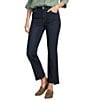 Democracy Petite Size #double;Ab#double;solution® Step-Hem Crop Straight Leg Jeans - Image 1