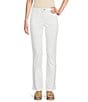 Democracy Petite Size #double;Ab#double;solution® Straight Leg Denim Jeans, Color:Optic White - Image 1