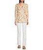 Democracy Petite Size #double;Ab#double;solution® Straight Leg Denim Jeans, Color:Optic White - Image 3