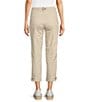 Democracy Petite Size #double;Ab#double;solution Stretch Utility High Rise Tapered Leg Pants, Color:Stone - Image 2