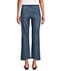 Democracy Petite Size Denim Step Hem Seam Cropped Jeans - Image 2