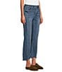Democracy Petite Size Denim Step Hem Seam Cropped Jeans - Image 3
