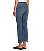 Democracy Petite Size Denim Step Hem Seam Cropped Jeans - Image 4
