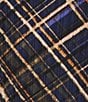 Democracy Petite Size Knit Plaid Turtle Neck Long Sleeve Top - Image 4