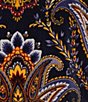 Democracy Petite Size Knit Printed Mock Neck Long Batwing Sleeve Top - Image 4
