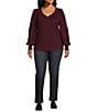 Democracy Plus Size #double;Ab#double;solution® Mid Rise Straight Leg Jeans - Image 3