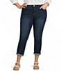 Democracy Plus Size #double;Ab#double;Solution Cuffed Ankle Skimmer Jeans - Image 1