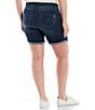 Democracy Plus Size #double;Ab#double;solution® Cuffed Mid Shorts, Color:Blue - Image 2