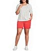 Democracy Plus Size Ab#double;solution Cuffed Shorts - Image 3